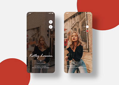 User Profile for a Photo sharing fun app @ui dailyshot dailyui dailyui006 fun instagram mobile ui mobileapp photo shot uidesign uidesigner uiux userinterface userpage userprofile ux