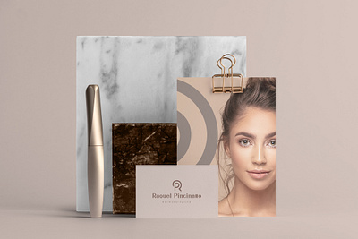 Raquel Pincinatto Dermatologist brand brand identity dermatology logo logotype