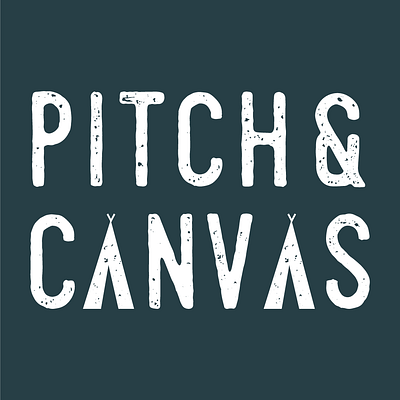 Pitch and Canvas branding design logo ui