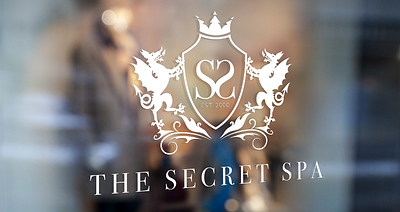 The Secret Spa branding design logo