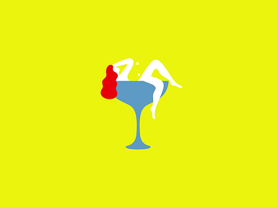 Woman & Cocktail coktail design gif illustration loader loading motion design woman