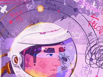 Chaos art astronaut character character design future illustration space spaceman tech
