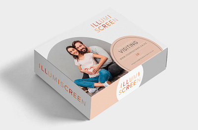 Illumiscreen Box Design Mockup branding design package design