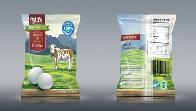 Number 1 Sachet Mockup branding design packaging design