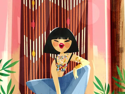 How You Like That blackpink character design childrensbookillustration flat illustration illustration korea kpop visual development