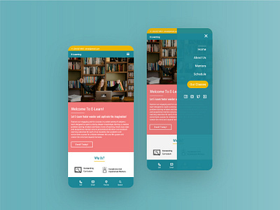 E-learning Mobile Design app design figma figmadesign illustration illustrator ui ux vector web website