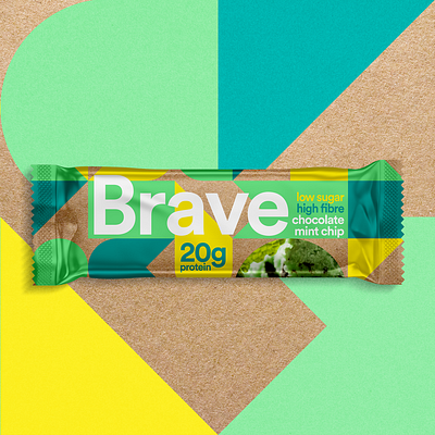 Sustainable Packaging Protein Bar branding brave green protein protein bar protein branding supplements sustainable sustainable packaging wrap packaging young packaging