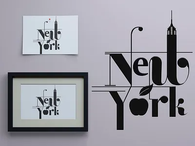 NEW YORK black design new york