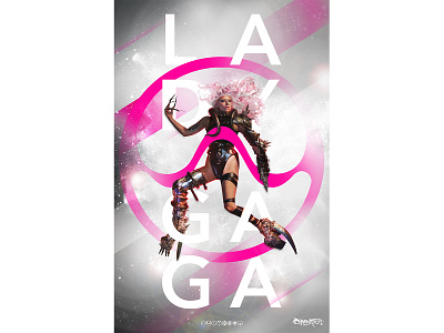 Lady Gaga x Adobe Poster contest design poster poster art typography vector