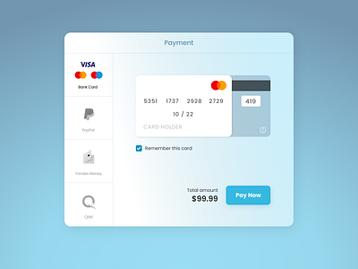 Checkout card checkout dailyui payment