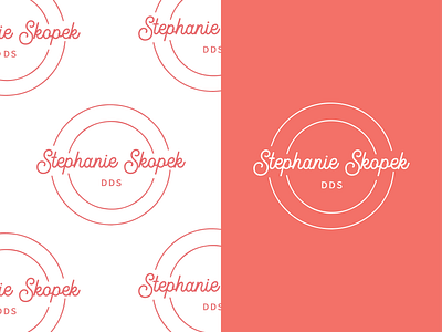 Stephanie Skopek Dental Logo branding dental design hand drawn icon illustration logo minimal vector