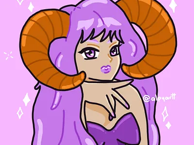 Capricorn aesthetic anime anime art astrology capricorn character character design color palette design illustration