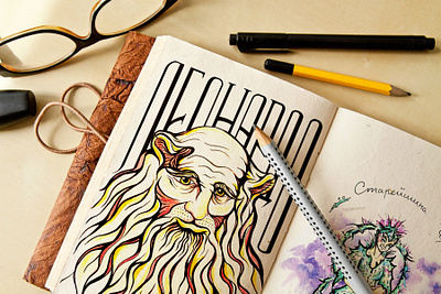 LEOnardo da Vinci animal art illustration leon leonardo da vinci pandart sketch