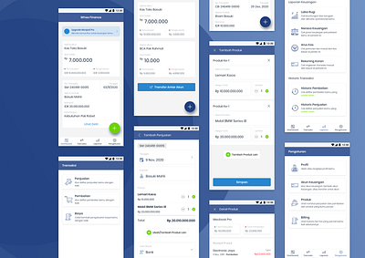 Financial Dashboard Mobile Version app dashboard app design finance app mobileappdesign mockups product design ui ux uxdesign