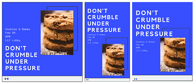 Don't Crumble advertising poster poster design