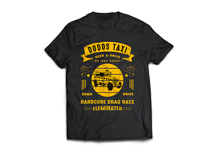 Dodo Taxi T-shirt Design animation branding design icon illustration logo social media design t shirt t shirt art t shirt design t shirt illustration typography vector website