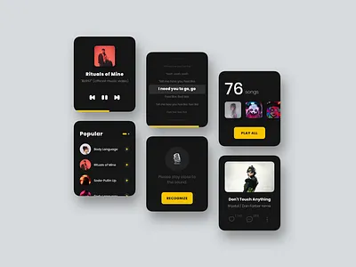 Apple Watch - Music app design music sketch ui user interface