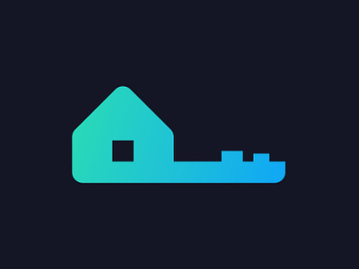 Home and key logo mark