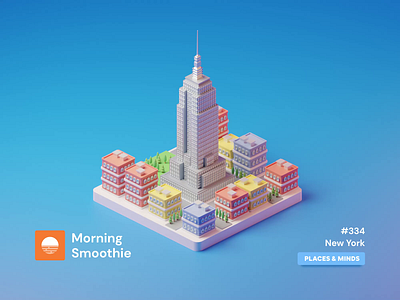 New York 3d 3d art blender blender3d city city branding city illustration cityscape diorama illustration isometric isometric design isometric illustration low poly new york newyork newyorkcity ny nyc