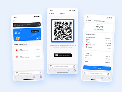 Card Linked Loyalty app dailyui designinspiration financeapp minimaldesign mobilewallet payments productdesign qrcode rewards rewardsapp uidesign ux uxdesign