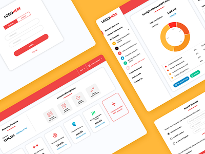 Financial Management Portfolio banking dashboard financial fund investment mpf portfolio report