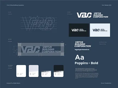 Virtus Building Corporation - Brand identity brand branding building construction construction company construction logo constructionmanagement corporation design designer huge construction identity logo logodesigner mark