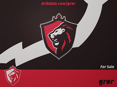 Lion Shield Logo crown esport for sale gror head king lion lions logo logo design logoground mascot royal shield sport