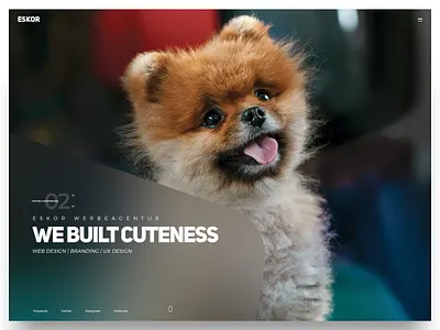 Cute modern Website design with glass-effect blurred background landing page landing page concept landingpage screendesign ui ui design uiux webdesign webdesigner