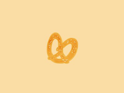 Pretzel Pete Original art branding design flat icon illustration illustrator logo minimal web