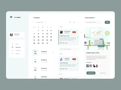 Online Education Platform app design education figma figma design figmadesign ui ui design ux ux design visual design web app web design