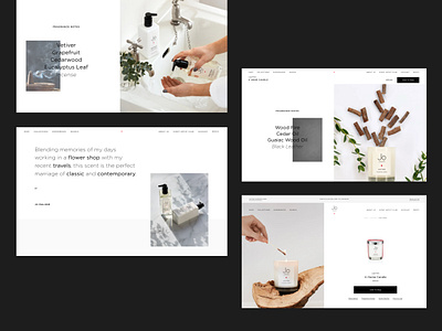 Jo Loves, Fragrance eCommerce | Product Page beauty candle clean e comerce eshop fragrance interface minimalist product product design product page rollover scent shop ui uiux ux web webdesign website