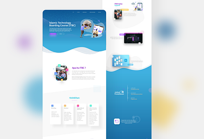 ITBC web design course landingpages ui ux