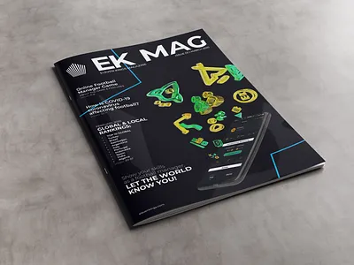 EK MAG | Eleven Kings Magazine #01 editorial entertainment football manager game graphic design magazine magazine cover