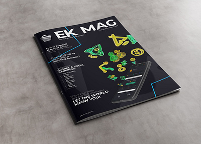 EK MAG | Eleven Kings Magazine #01 editorial entertainment football manager game graphic design magazine magazine cover