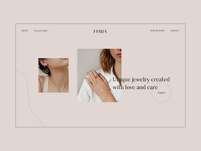 Daily UI 003 – Landing Page daily ui daily ui challenge design jewelry landing ui ux web web design website