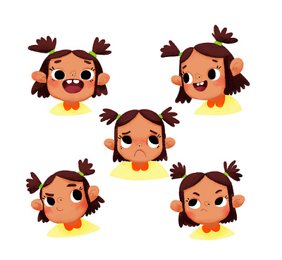 Emotions character character design child childrens book illustration prostora