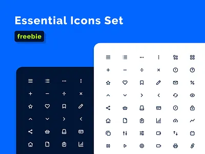 Free icons should be more and more! adobe box brand download essential figma free freebie freebies freelance icon icons iconset invision kit logos pack premium set sketch
