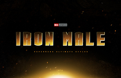 Superhero Ultimate Text Effects vol.1 3d avengers comics dc effects hero iron ironman logo man marvel mockup photoshop style styles superhero template text thor type