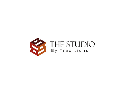 THE STUDIO 3d furniture identity interior interior design letter s logo studio