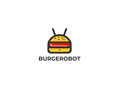 ROBOT BURGER beverages branding culinary food food and drink industries logo logomark restaurant