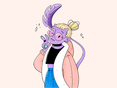 Punk tauris illustration flatillustration dtiys