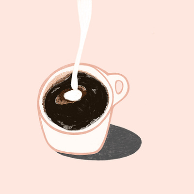 Aromatic coffee,which became my little morning ritual. 2d adobe illustrator atmosphere book cartoon coffe coffe time colors design designer digital art digital painting graphicdesign illustration morning procreate