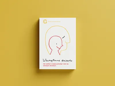 Inner child illustration book cover book cover art book covers head healthy healthy head illustration innech child minimal minimalist psycho psychology wip