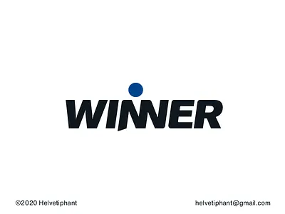 Winner - logo concept brand design brand designer branding branding design creative logo custom lettering custom type designideas designinspiration expressive typography logo logo design logo design concept logo designer logotype typography winner winners wordmark