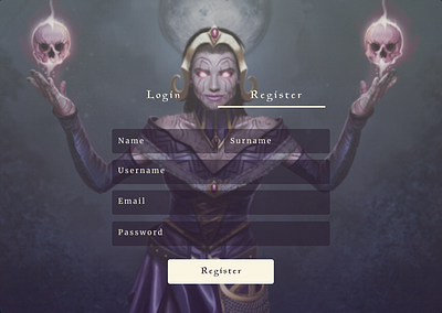 #DailyUI001 | Sign Up dailyui dailyui 001 magic the gathering mtg riccardo rullo signup page uidesign
