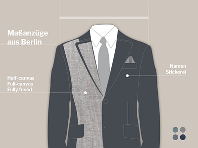 CUSTOM SUITS branding design ecommerce icon illustration menswear photography suits ui web website design