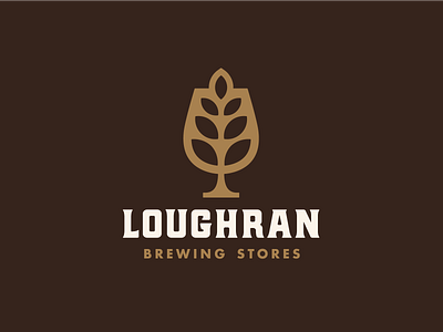 Loughran Brand Identity beer brand brand design brand identity branding brewing brewing company brewing store family graphic design icon icon design logo logo design nature symbol vector graphic