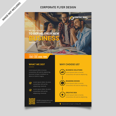 A4 Corporate Flyer Template corporate flyer flyer flyer design flyer template modern design rafiqdesign