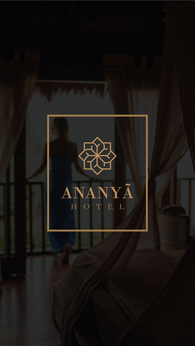 Ananyã Hotel clean hotel logo logo design minimal