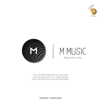 Logo design dribbble follow graphicdesign illustration invite logo logo design music app music logo ui uiux